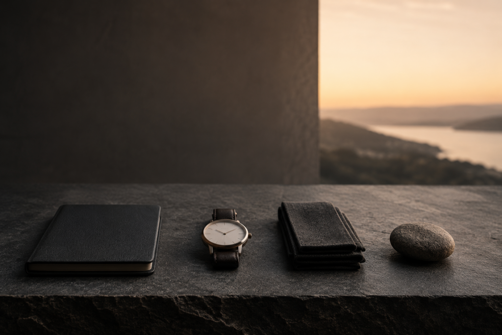 Personal Responsibility Is the First Governance System serene minimalist still life with gentle light